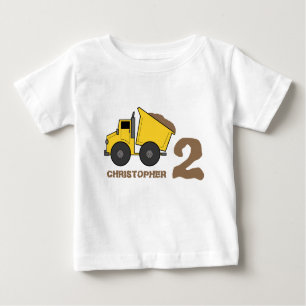 T-shirt Pour Bébé Chemise Anniversaire du Camion-Camion