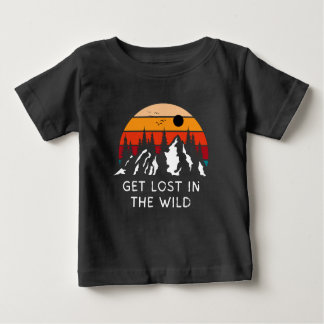 T-shirt Pour Bébé Chemise Aventure, Chemises Camping, Montagne