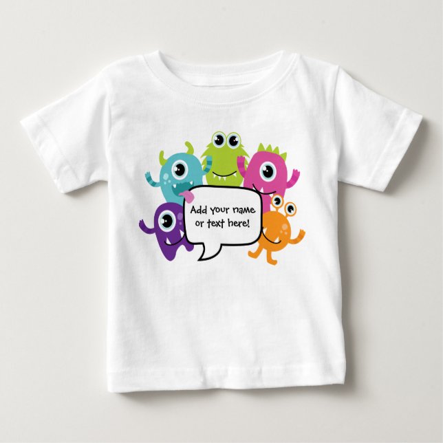 T-shirt Pour Bébé Chemise/barboteuse personnalisées - petite (Devant)