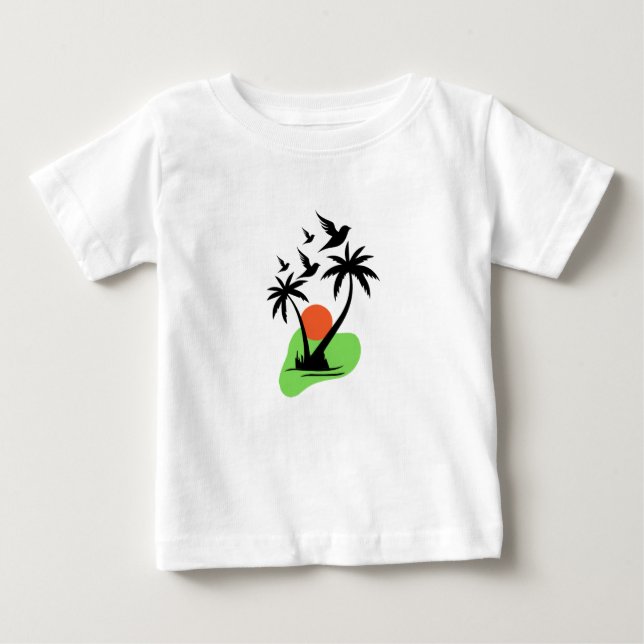 T-shirt Pour Bébé Chemise bébé (Devant)