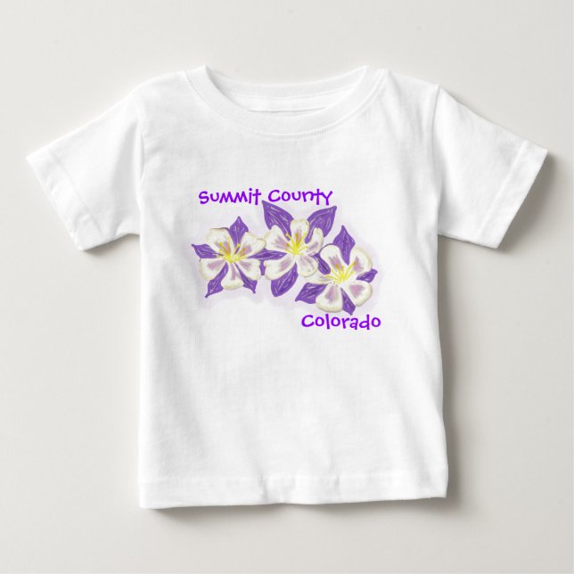 T-shirt Pour Bébé Chemise bébé columbine du comté de Summit (Devant)