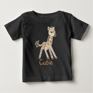 T-shirt Pour Bébé Chemise Bébé Cute Giraffe