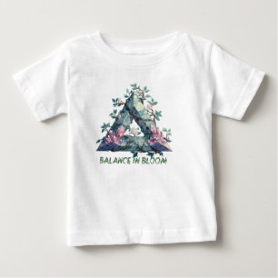 T-shirt Pour Bébé Chemise bébé en cristal botanique - Nature & Art F