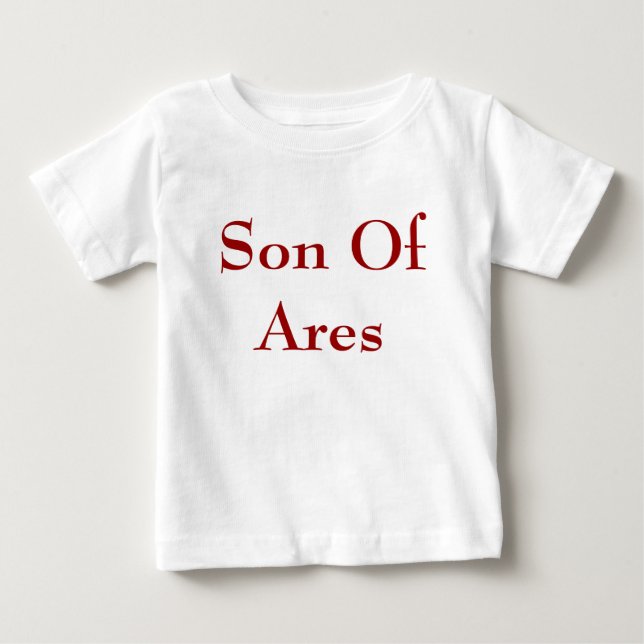 T-shirt Pour Bébé Chemise bébé Fils d'Ares (Devant)