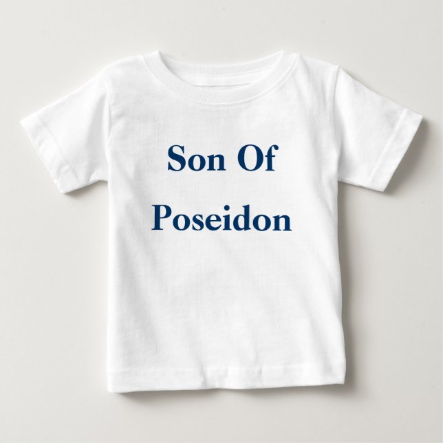 T-shirt Pour Bébé Chemise bébé Fils de Poséidon (Devant)