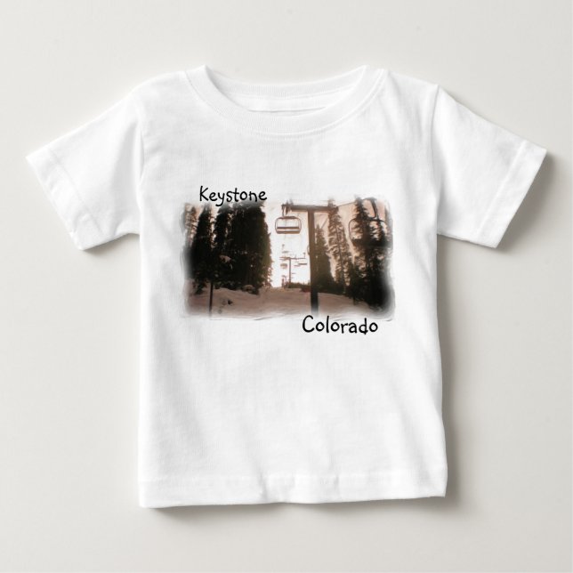 T-shirt Pour Bébé Chemise bébé Keystone Colorado (Devant)
