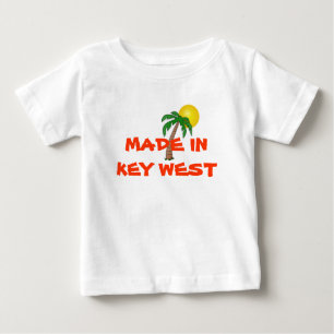 T-shirt Pour Bébé Chemise bébé "made in Key West"