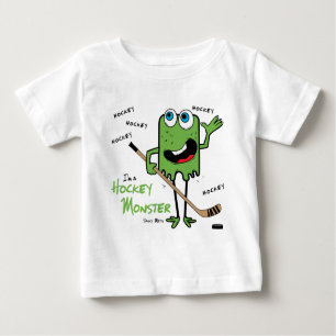 T-shirt Pour Bébé Chemise bébé Monster de hockey