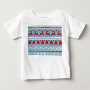 T-shirt Pour Bébé Chemise bébé nordique de Noël - Scandinave