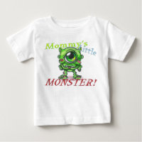 Chemise bébé petit monstre de maman
