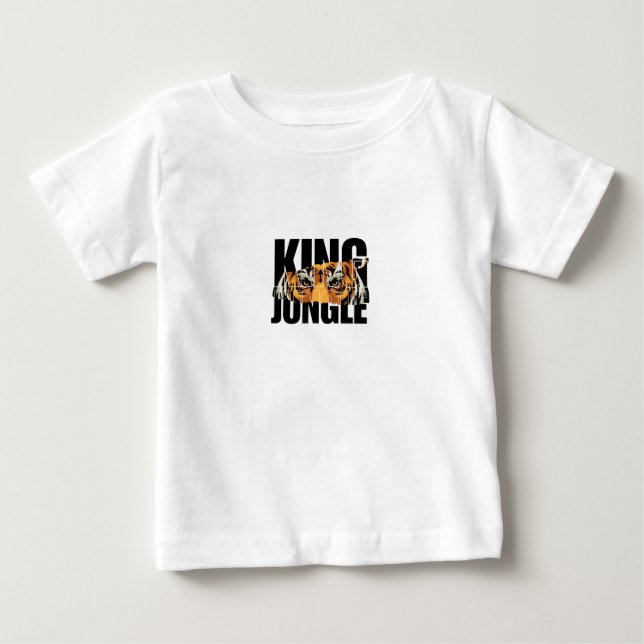 T-shirt Pour Bébé Chemise bébé roi lion (Devant)