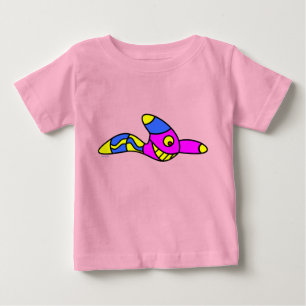 T-shirt Pour Bébé chemise bébé ver fun chemise ver