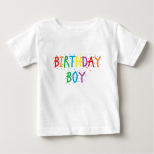 T-shirt Pour Bébé Chemise "Birthday Boy"