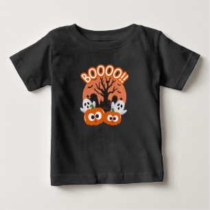 T-shirt Pour Bébé Chemise BOOO Citrouille Fantôme Halloween