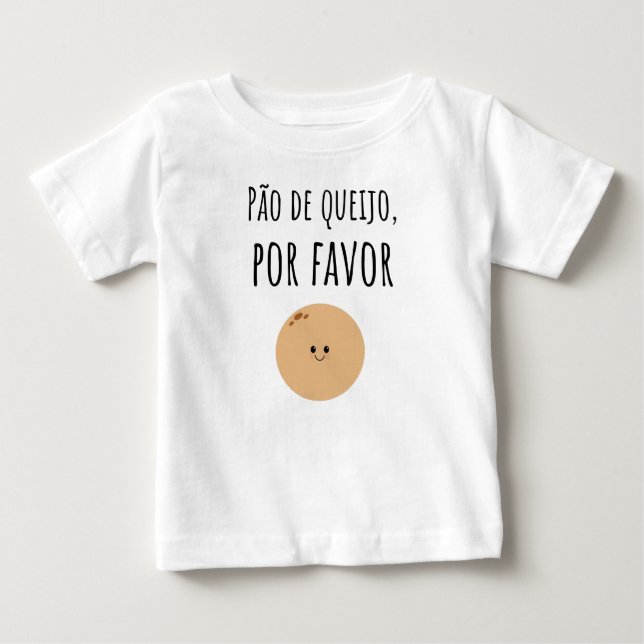 T-shirt Pour Bébé Chemise brésilienne Pão de Queijo (Devant)