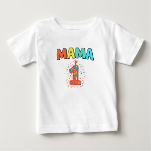 T-shirt Pour Bébé Chemise Cadeau Premier Anniversaire Maman