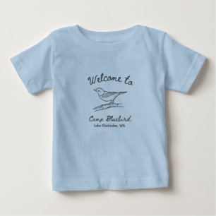 T-shirt Pour Bébé Chemise Camp Bluebird