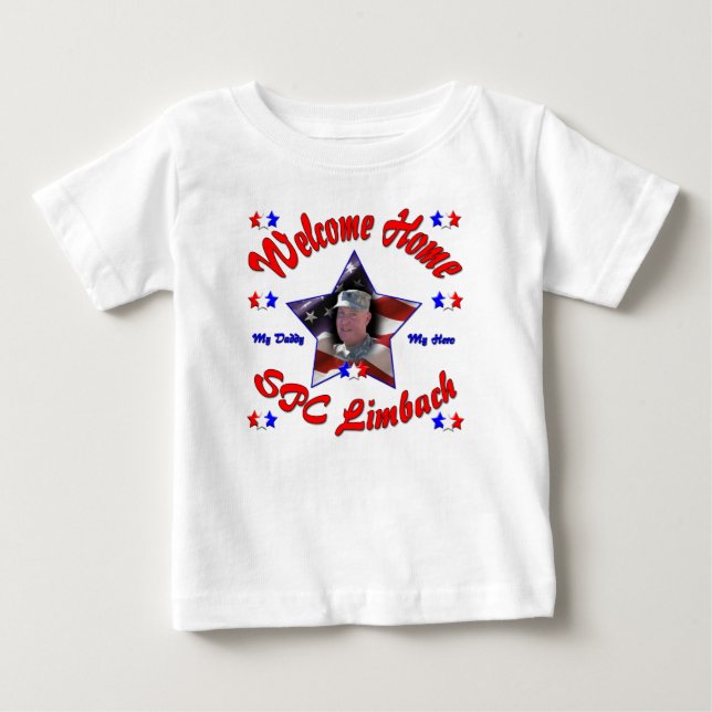 T-shirt Pour Bébé Chemise Customisée de Megan (Devant)
