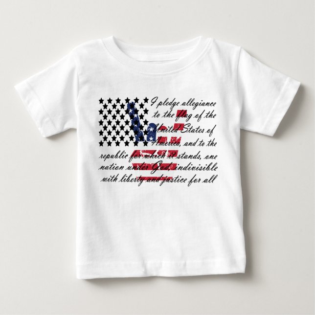 T-shirt Pour Bébé chemise d'allégeance (Devant)