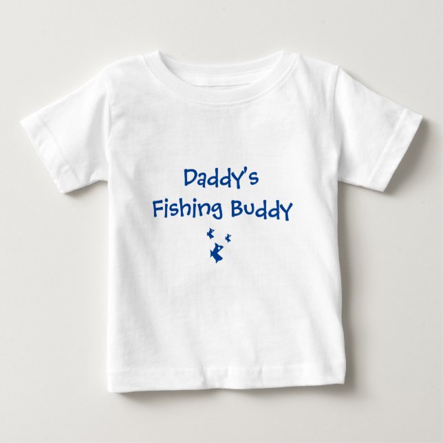T-shirt Pour Bébé Chemise "d'ami de la pêche du papa" (Devant)