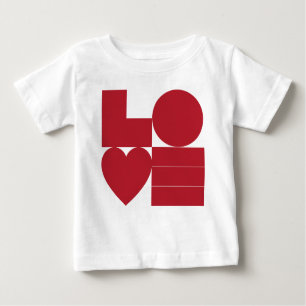 T-shirt Pour Bébé Chemise d'amour graphique