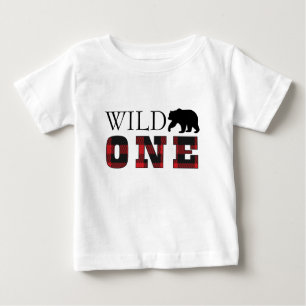 T-shirt Pour Bébé Chemise d'anniversaire de Buffalo Plaid