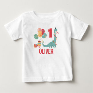T-shirt Pour Bébé Chemise d'anniversaire de Dinosaur | Chemise à thè