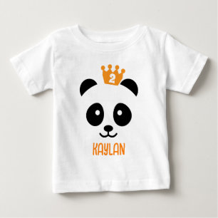 T-shirt Pour Bébé Chemise d'anniversaire Panda