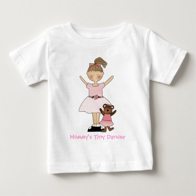 T-shirt Pour Bébé Chemise danseuse mignonne (Devant)