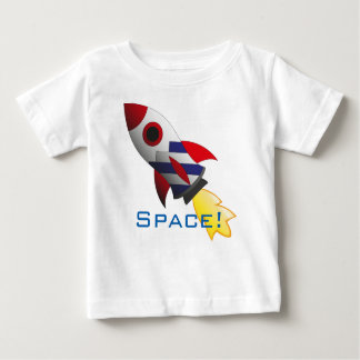 T-shirt Pour Bébé Chemise de bébé de fusée d'espace