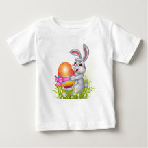 Chemise de bébé de lapin de Pâques