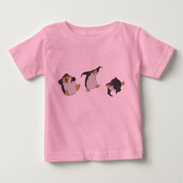 T-shirt Pour Bébé Chemise de bébé de pingouin (Devant)