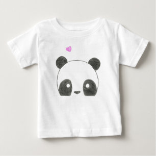 T-shirt Pour Bébé Chemise de bébé d'ours panda