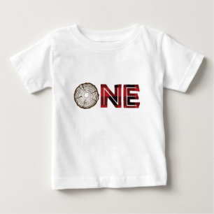 T-shirt Pour Bébé Chemise de bûcheron pour le premier anniversaire