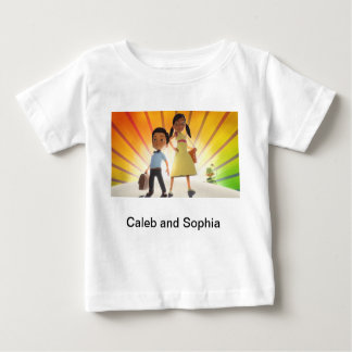 T-shirt Pour Bébé Chemise de Caleb et de Sophia
