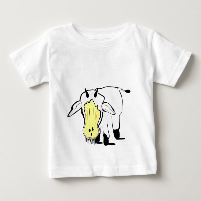 T-shirt Pour Bébé Chemise de chèvre (Devant)