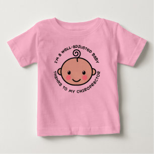 T-shirt Pour Bébé Chemise de chiropractie de bébé ajustée par bie