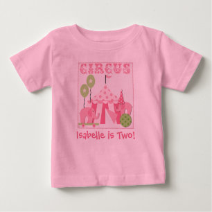 T-shirt Pour Bébé Chemise de Cirque customisée Pink Step Right Up