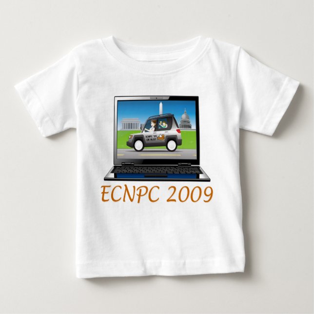 T-shirt Pour Bébé Chemise de "enfant en bas âge" d'ECNPC 2009 (Devant)