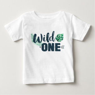 T-shirt Pour Bébé Chemise de fête d'anniversaire Girls Wild ONE