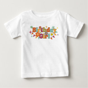 T-shirt Pour Bébé Chemise de fille d'anniversaire pour enfants