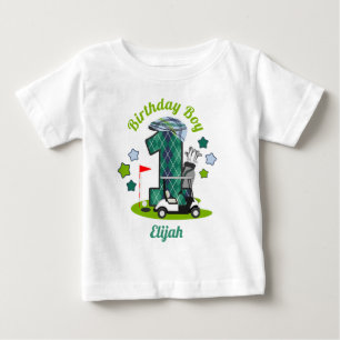 T-shirt Pour Bébé Chemise de garçon d'anniversaire de golf Chemise d