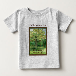 T-shirt Pour Bébé Chemise de la Réunion de famille, plus jeune,