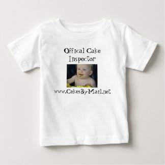 T-shirt Pour Bébé Chemise de l'inspecteur de gâteaux officiels