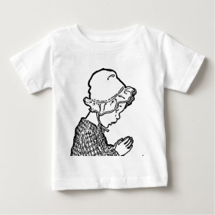 T-shirt Pour Bébé Chemise de prière de l'enfant