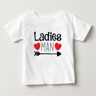 T-shirt Pour Bébé Chemise de Saint-Valentin de garçons d'homme de