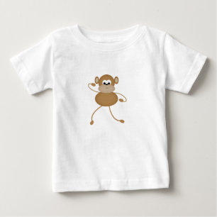 T-shirt Pour Bébé Chemise de singe