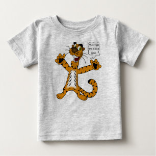 T-shirt Pour Bébé Chemise de tigre de calembour de bébé