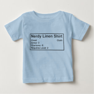 T-shirt Pour Bébé Chemise de toile ringarde d'armure de Gamer de