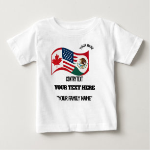 T-shirt Pour Bébé Chemise de tournoi de football de famille personna